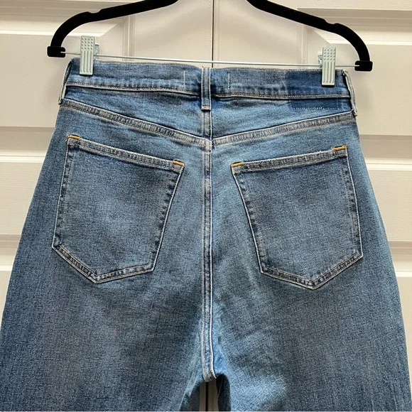 NWT Abercrombie & Fitch The Ankle Straight Ultra High Rise Curve Love Jeans 29 8